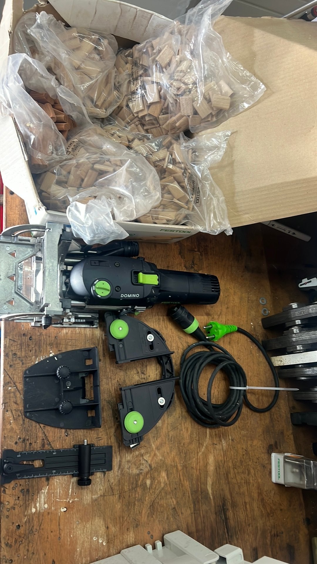 Festool domino df 500 set, Ophalen of Verzenden, Zo goed als nieuw