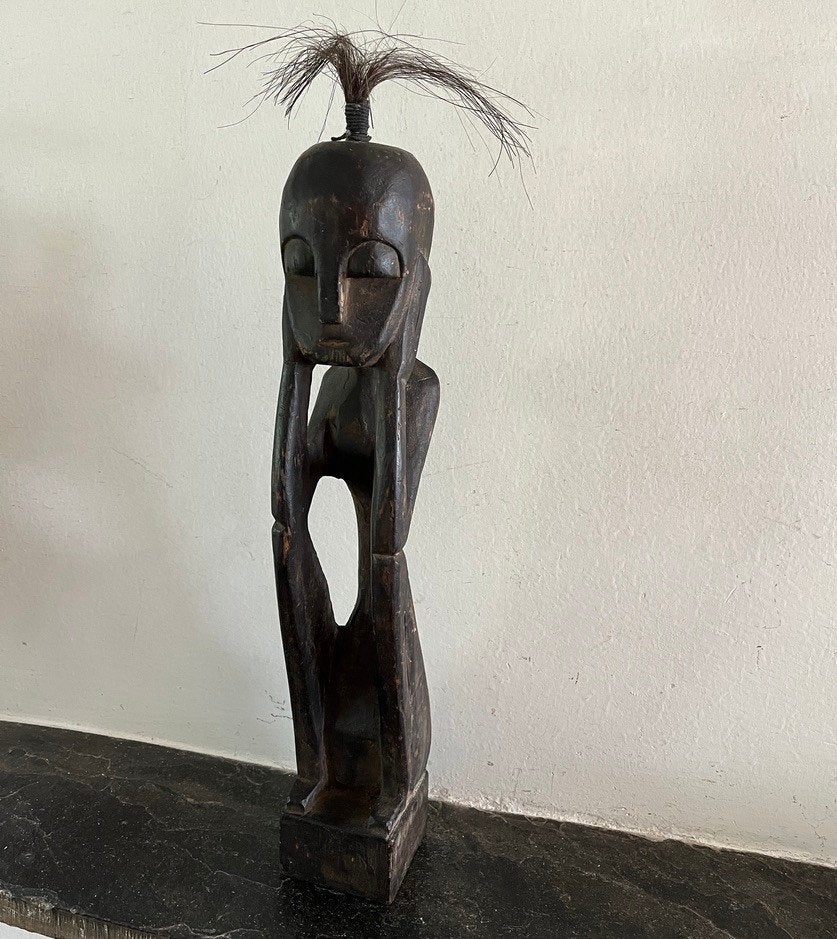 Afrikaans houten beeld, Ophalen of Verzenden