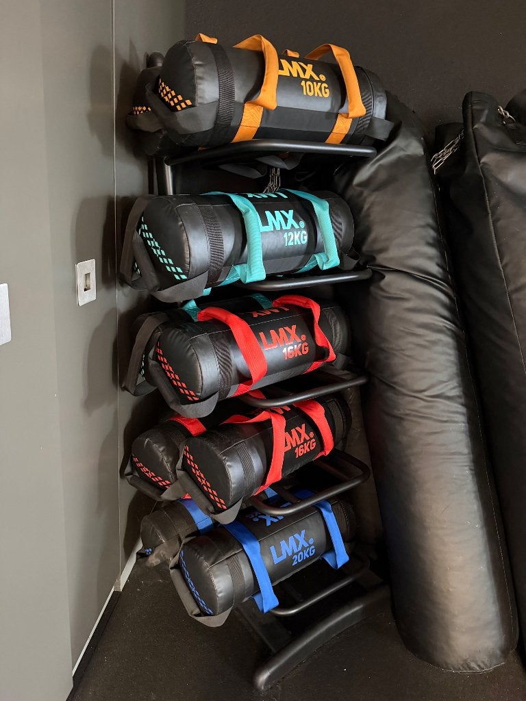 LMX Sandbag set (10 stuks) + opbergrek | Zo goed als nieuw, Ophalen, Zo goed als nieuw
