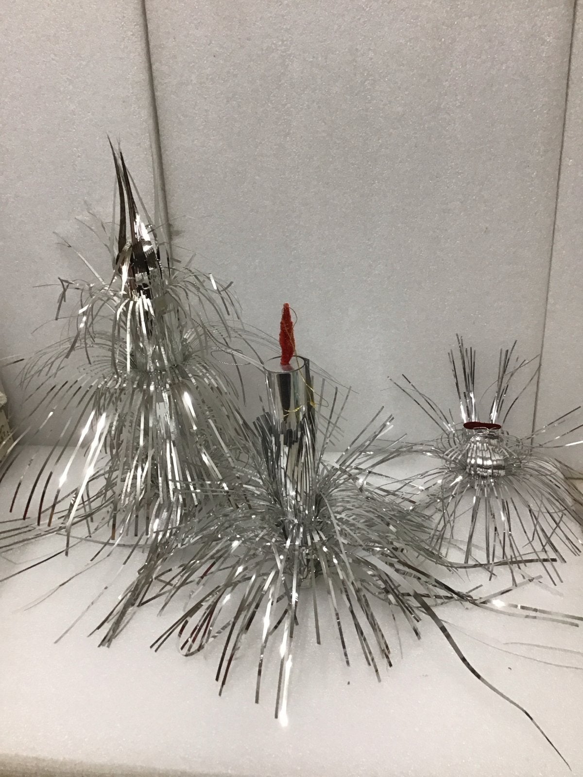 Vintage Lametta hangers, boompjes, Ophalen of Verzenden, Zo goed als nieuw
