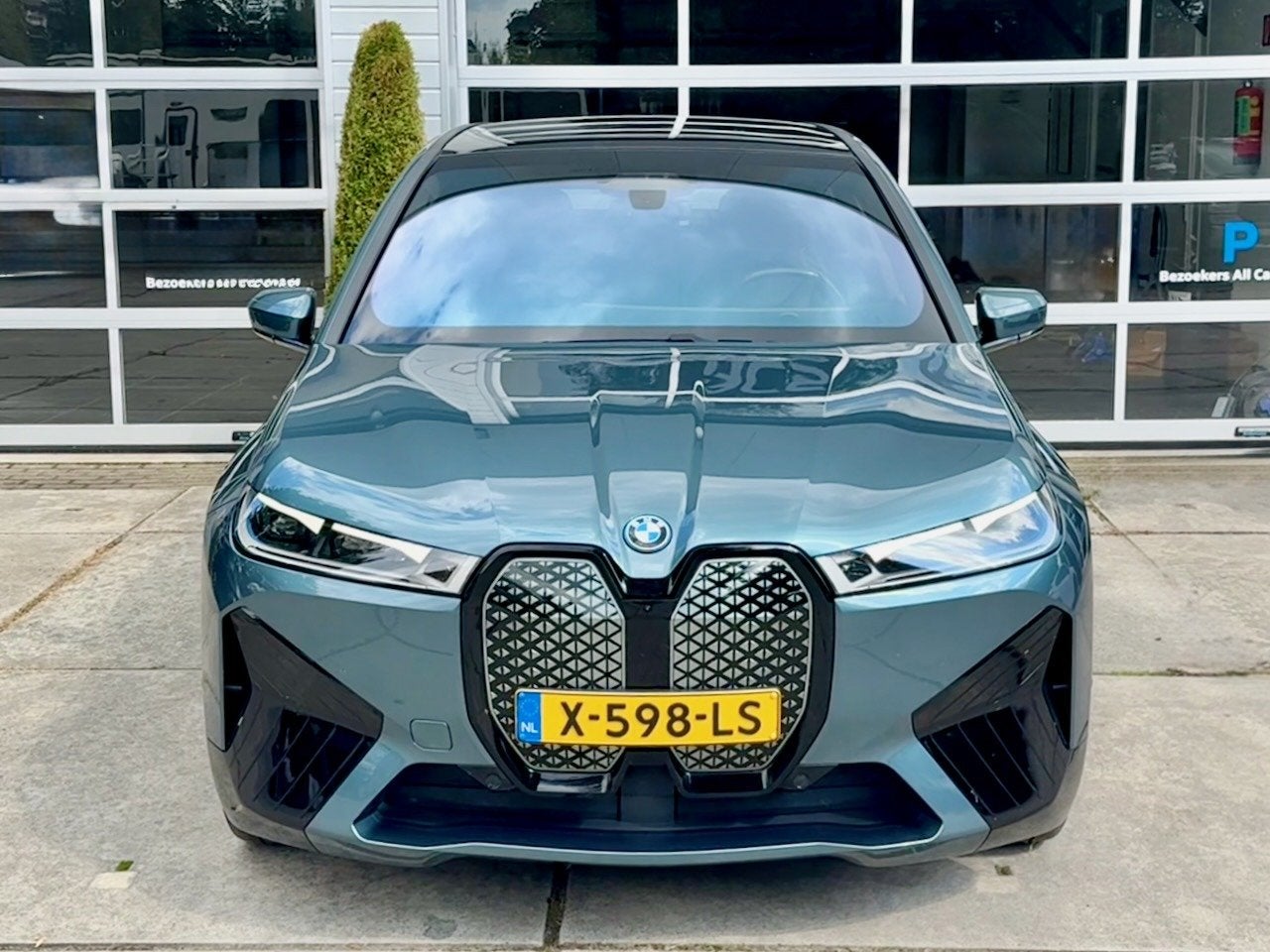 BMW IX XDrive50 High Executive 112 kWh|Bower & Wilkins, Automaat, 629 km, Gebruikt, Blauw
