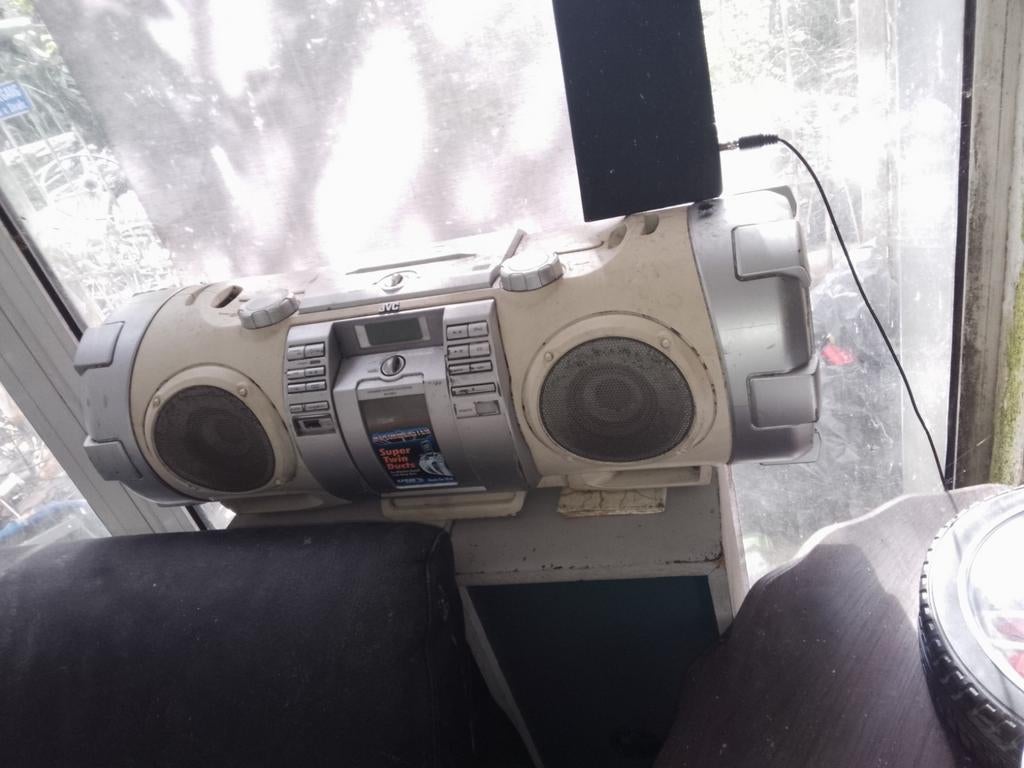 JVC Draagbare Radio/CD/Cassettespeler - Gebruikt, Gebruikt, JVC, Draagbaar, Ophalen of Verzenden