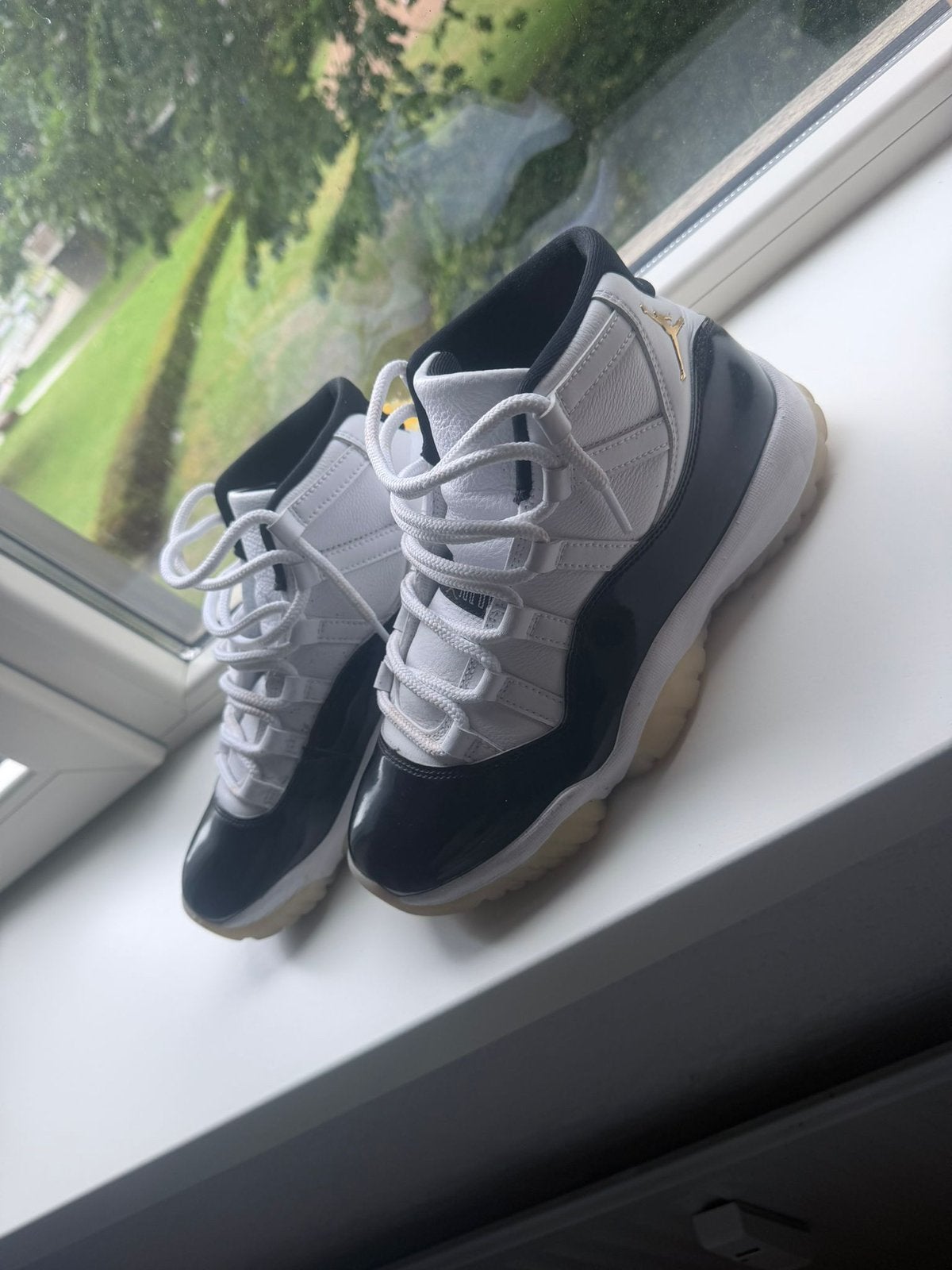 Jordan 11 retro, Ophalen of Verzenden, Zo goed als nieuw, Zwart