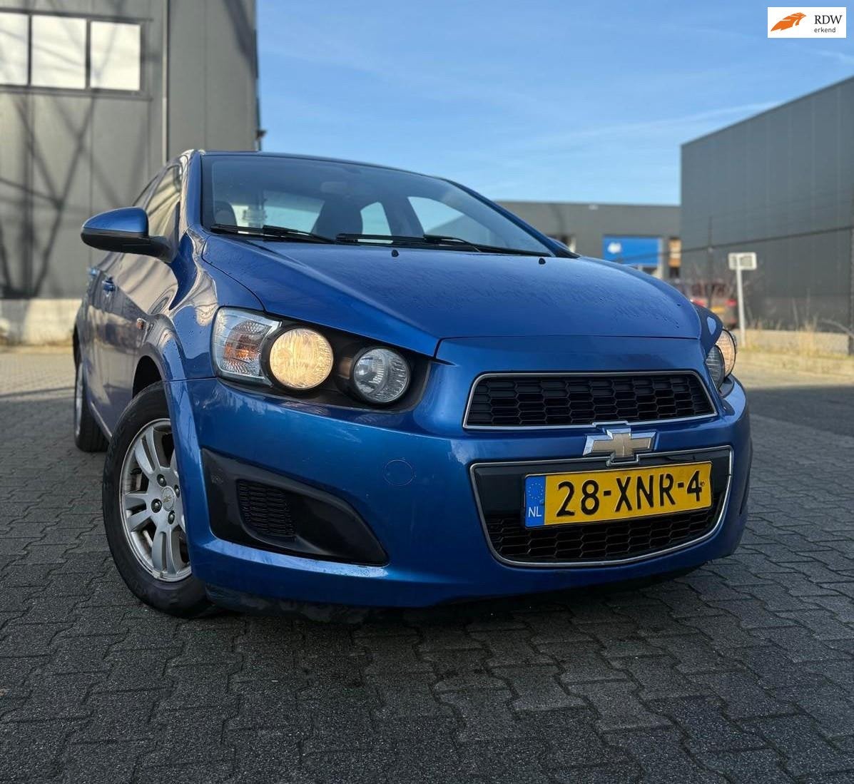 Chevrolet Aveo 1.4 LT, Auto's, Chevrolet, Euro 5, Gebruikt, 4 cilinders, Blauw