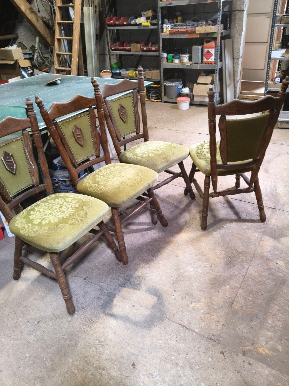 4 stevige mooie kamer stoelen ze, Huis en Inrichting, Stoelen, Ophalen, Zo goed als nieuw, Vier