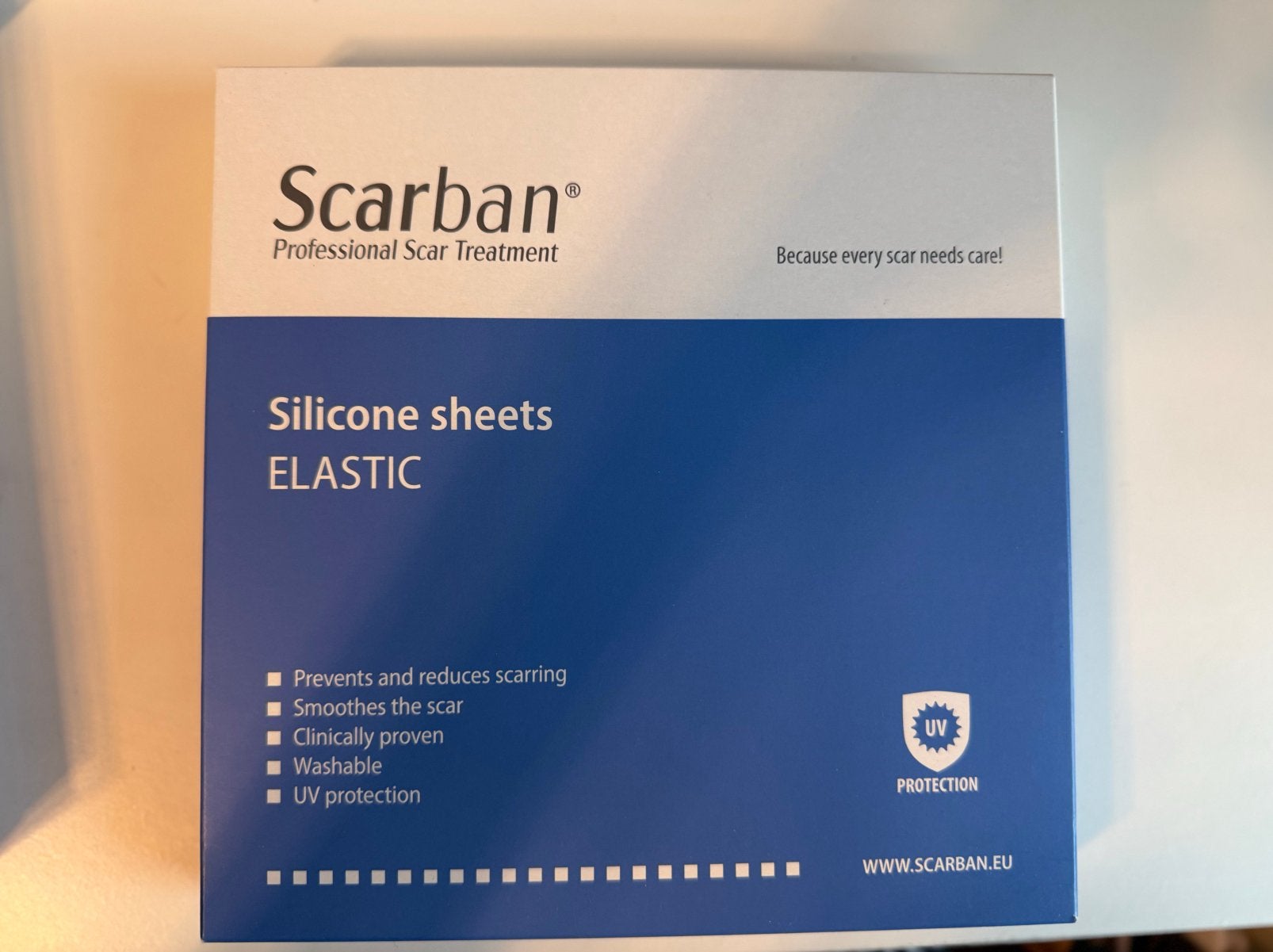 Scarban silicone sheets voor litteken 10x15cm, Ophalen, Zo goed als nieuw