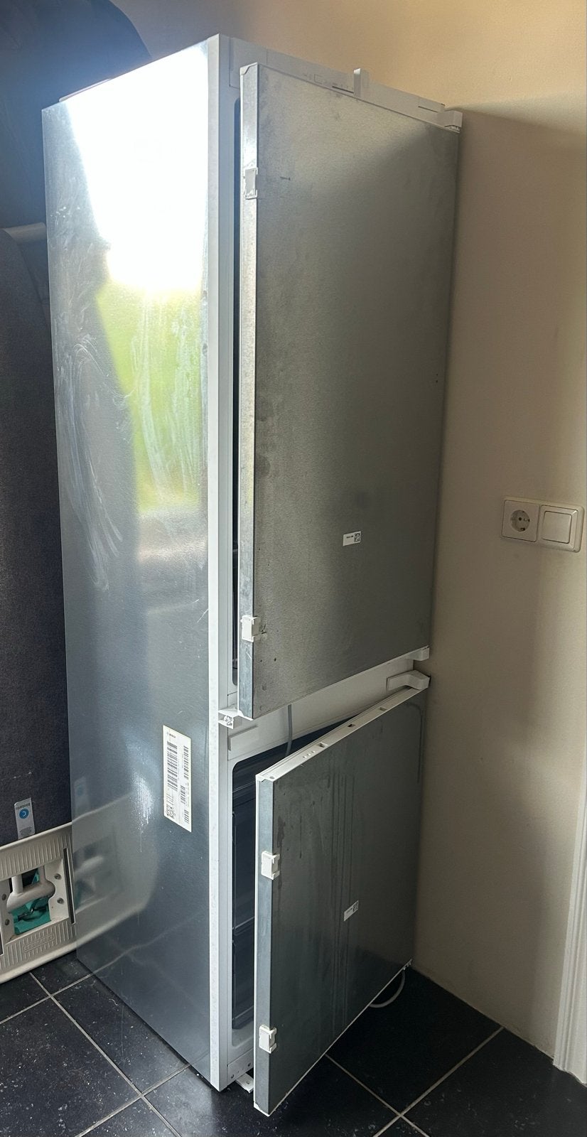 Bosch Inbouw Koel-vriescombinatie KIV86NSF0/03, Witgoed en Apparatuur, Ophalen, Gebruikt, 200 liter of meer, Met aparte vriezer