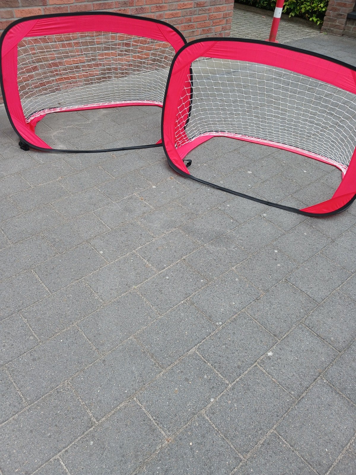 2 pop up voetbaldoelen, Maat XS of kleiner, Ophalen of Verzenden, Gebruikt, Overige typen