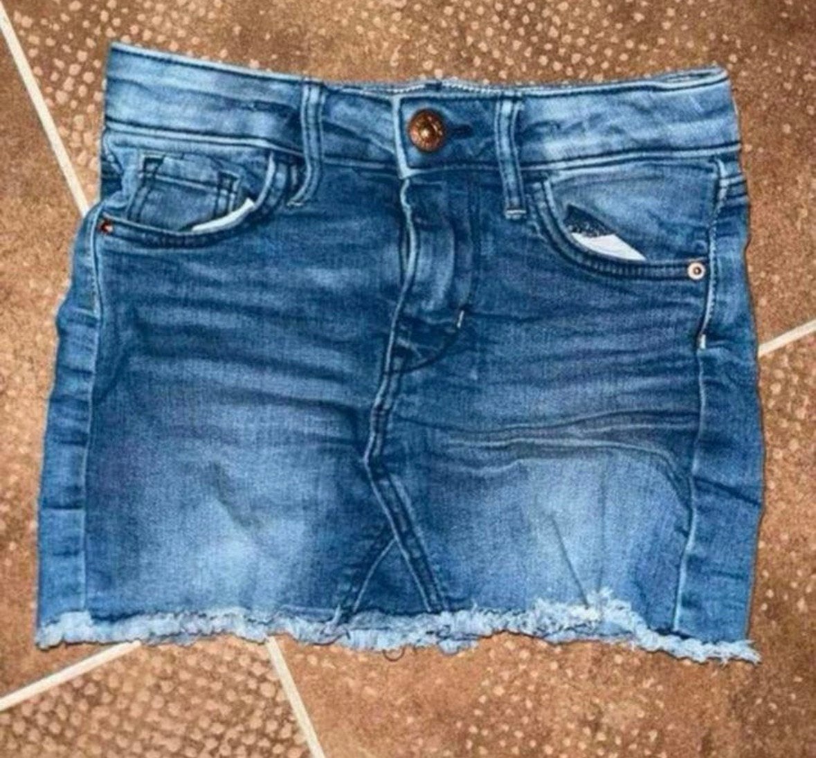 Rokje spijkerrok maat 116 zara, Ophalen of Verzenden, Zo goed als nieuw, Meisje, Jurk of Rok