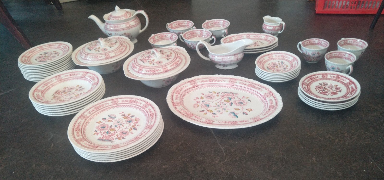 Uitgebreid servies wood and sons, Antiek en Kunst, Antiek | Servies compleet, Ophalen