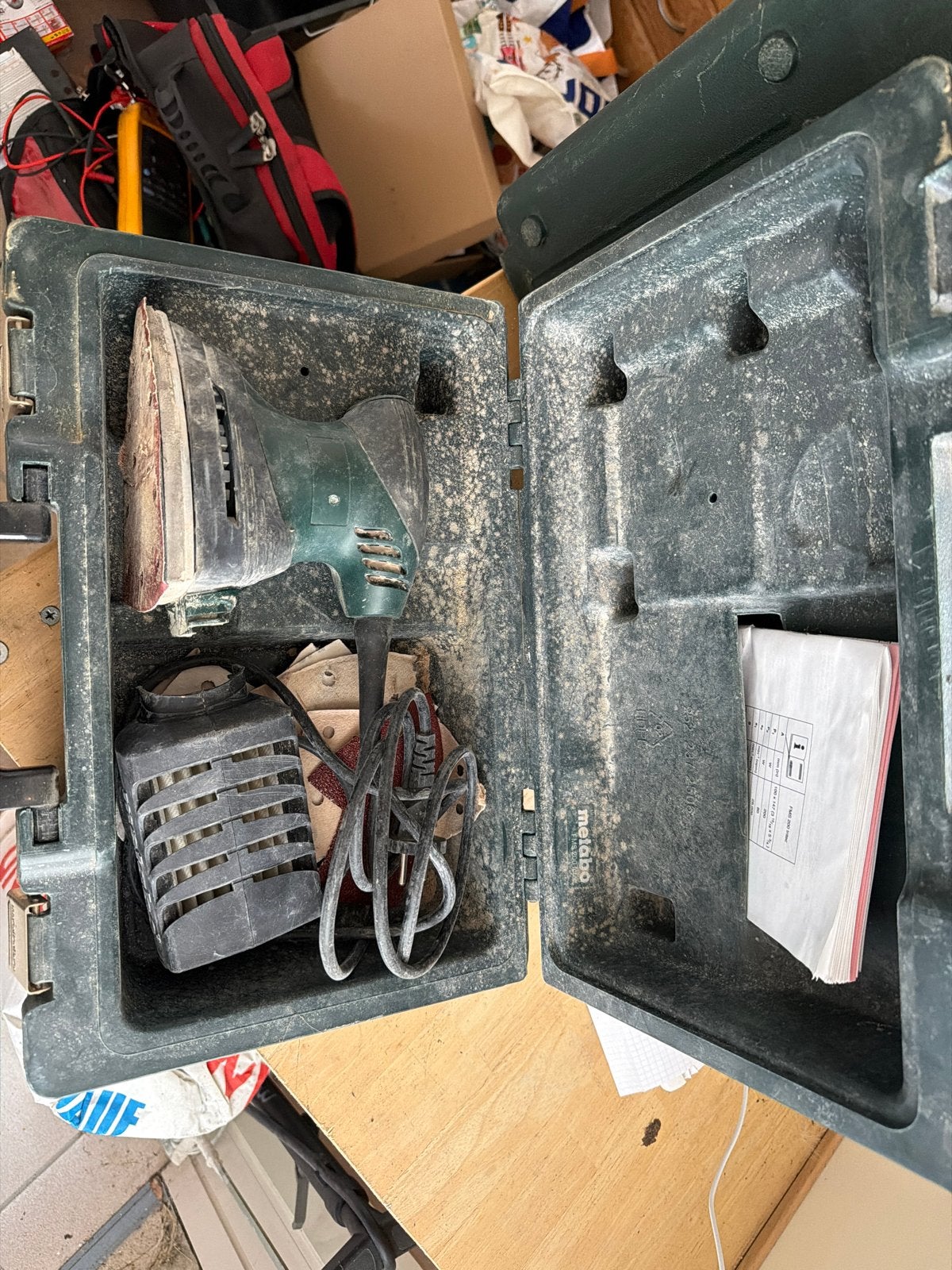 Metabo FMS200 schuurmachine, Ophalen, Minder dan 600 watt, Vlakschuurmachine