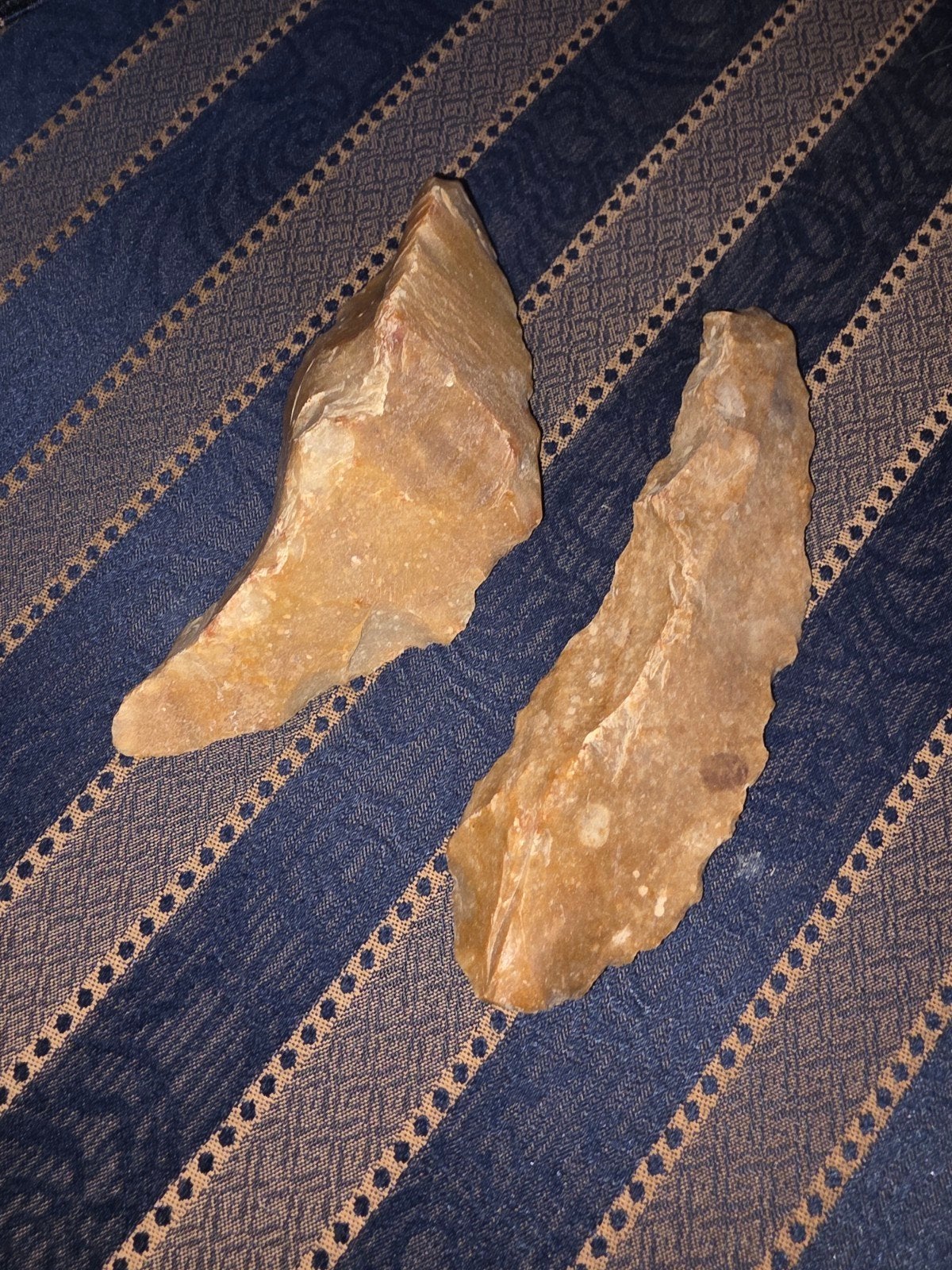 Prehistorische sikkel van Neanderthaler vuursteen, Ophalen of Verzenden