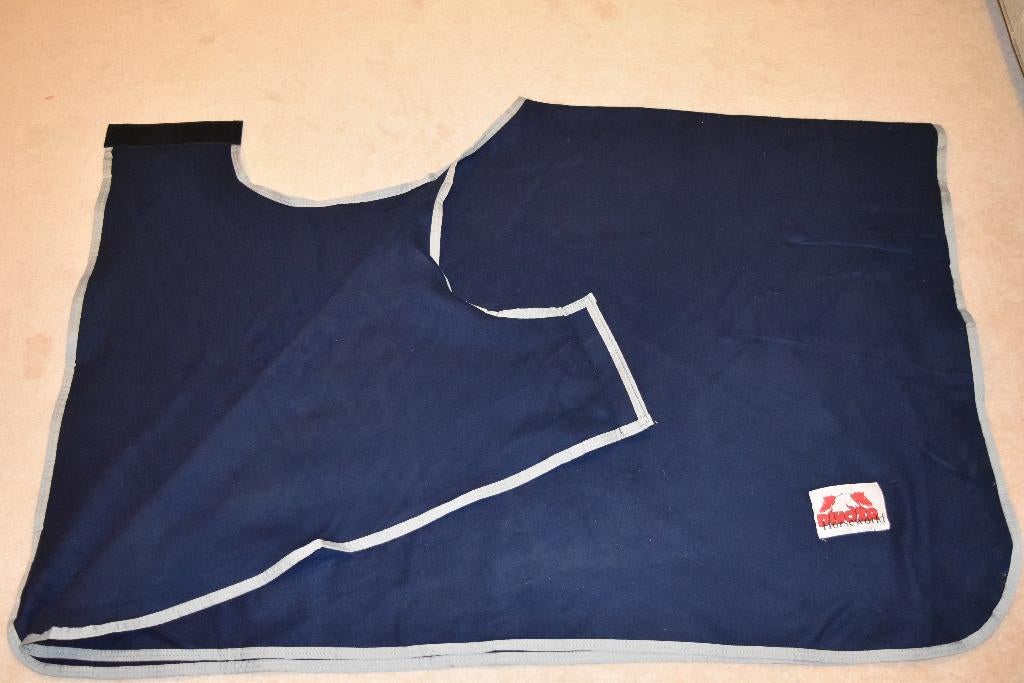 Divoza Horseworld Fleece Uitrijdeken - Blauw, Ophalen of Verzenden, Nieuw, Deken