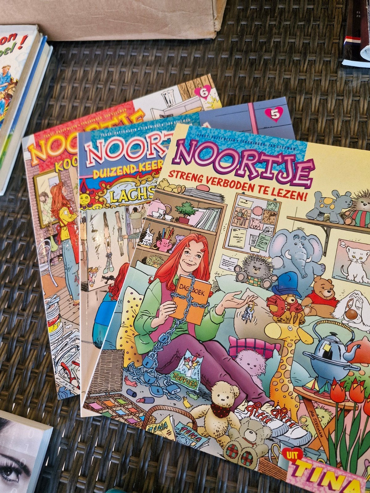 Noortje stripboeken - 3 delen uit de Tina reeks, Ophalen of Verzenden, Gelezen