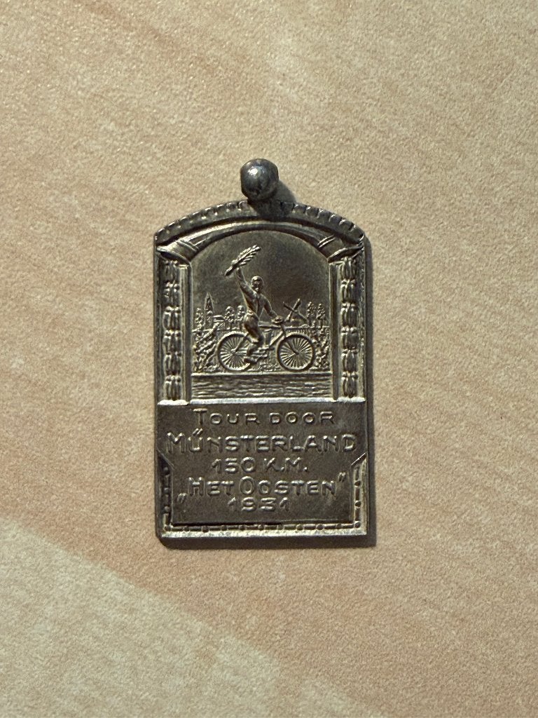 Medaille Tour door Munsterland, Het Oosten, Fietsen 1934., Ophalen of Verzenden, Zo goed als nieuw