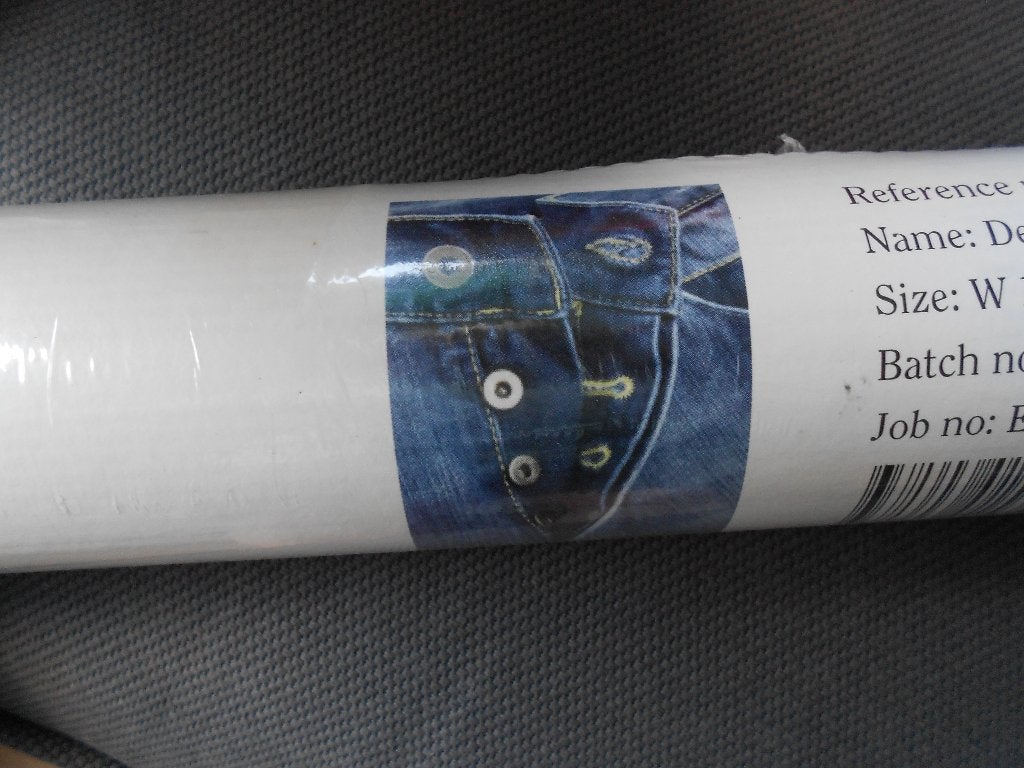 1 behangrol Mr Perswall - DENIM, Ophalen, Blauw, Overige stijlen, Overige merken