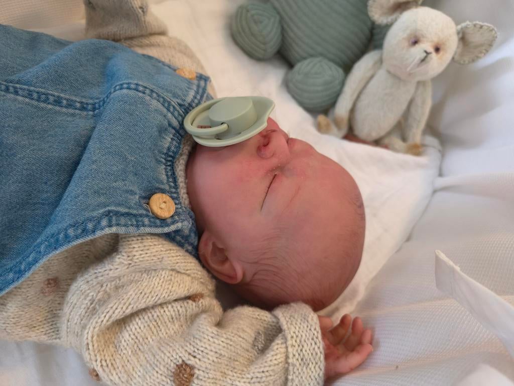 Reborn baby ., Verzamelen, Ophalen of Verzenden, Nieuw, Babypop, Levensecht of Reborn