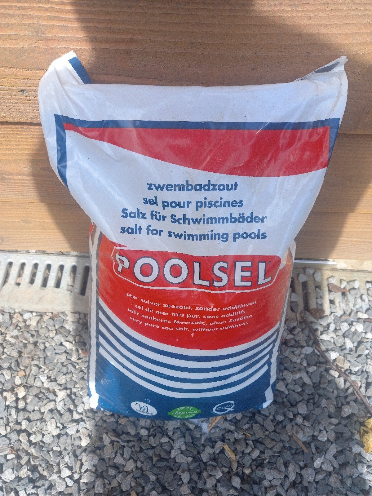 1x POOLSEL ZWEMBAD ZOUT 25KG, Ophalen