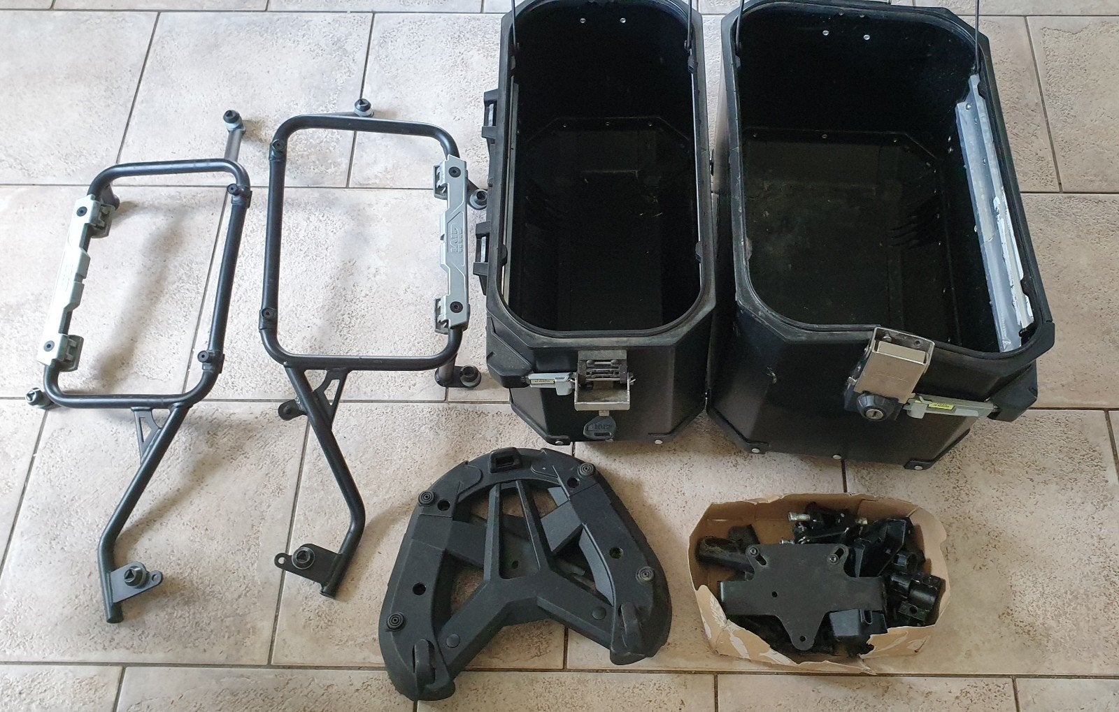 Triumph tiger rally pro 900 2019 koffers koffer rek, Ophalen of Verzenden