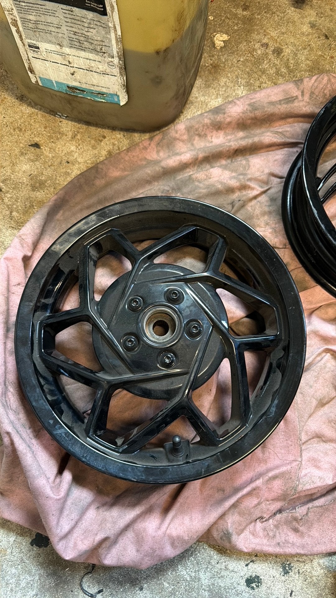Gepoedercoate elettrica achtervelg, Motoren, Ophalen of Verzenden