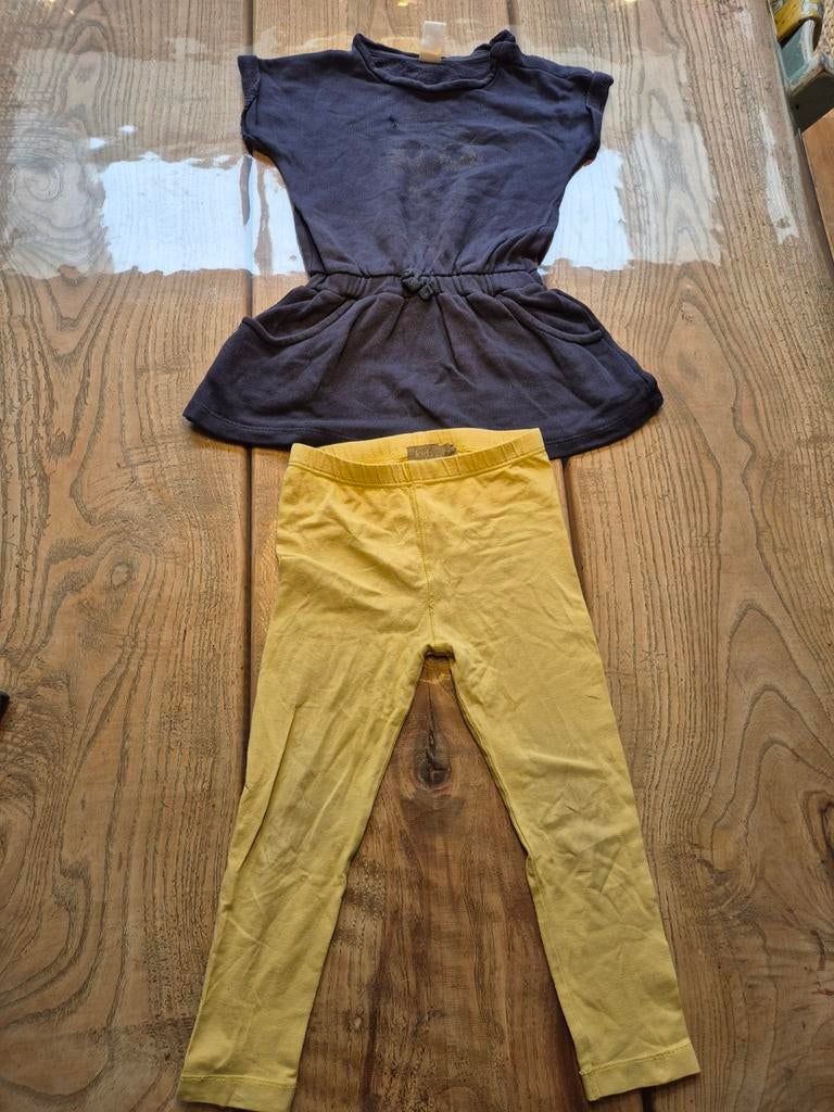 Leuk setje: jurkje en bijpassende legging maat 92, Gebruikt, Meisje, Ophalen of Verzenden, Zara