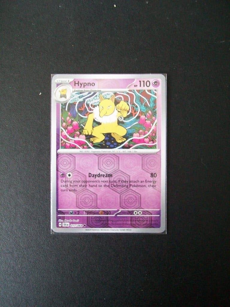 6388: Nieuwe Pokemon Kaart holofoil HYPNO HP 110 (017/064), Verzenden, Nieuw, Losse kaart, Foil