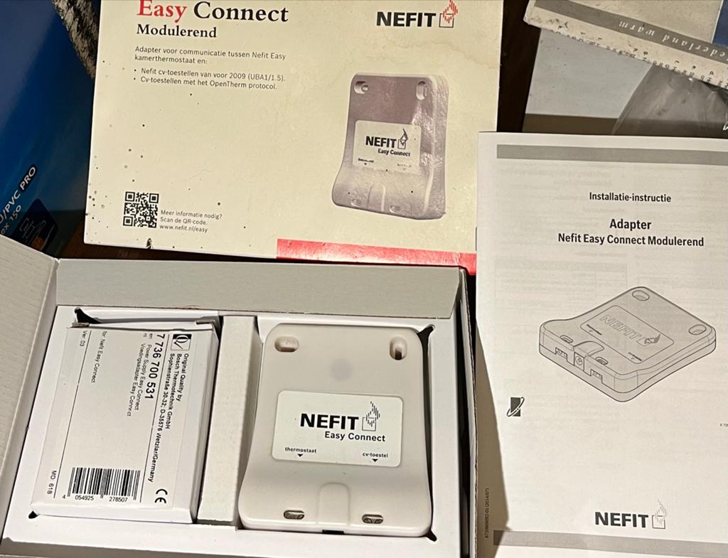 Nefit Easy Connect Modulerend adapter + voeding, Minder dan 30 cm, Overige typen, Minder dan 60 cm, Ophalen of Verzenden