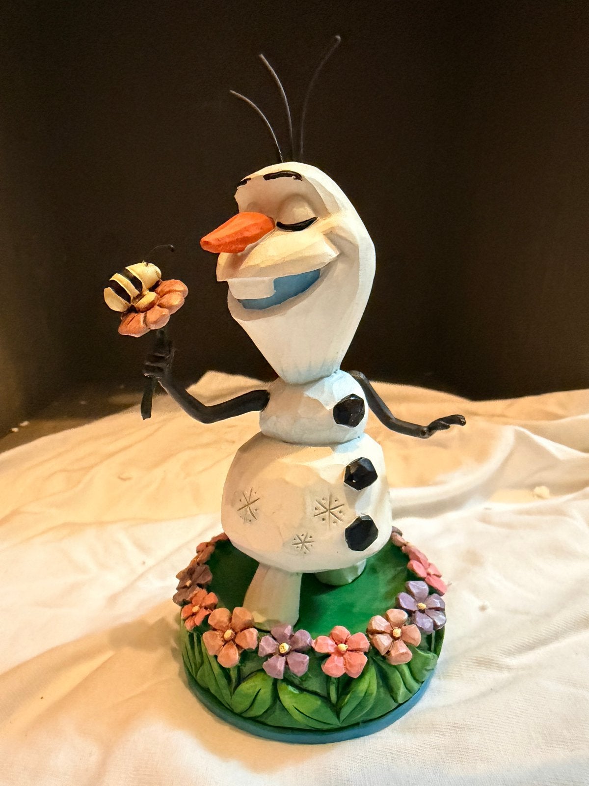 2x Disney Traditions Olaf Beeldje, Verzamelen, Ophalen of Verzenden, Overige figuren, Zo goed als nieuw, Beeldje of Figuurtje