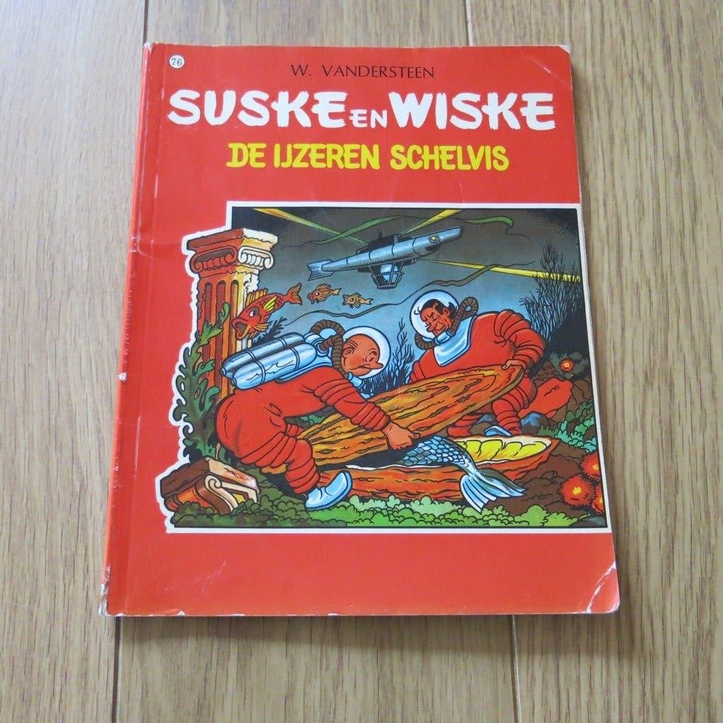 76 De ijzeren schelvis (1e druk 1967 matte kaft!), Eén stripboek, Ophalen of Verzenden, Gelezen