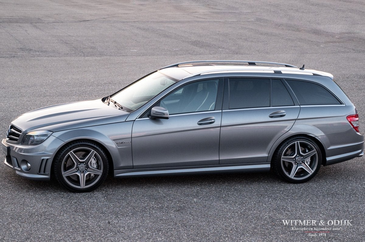 Mercedes-Benz C-Klasse AMG 63 Nieuwstaat, unieke kmstand, Auto's, Automaat, Achterwielaandrijving, Leder en Stof, Bedrijf