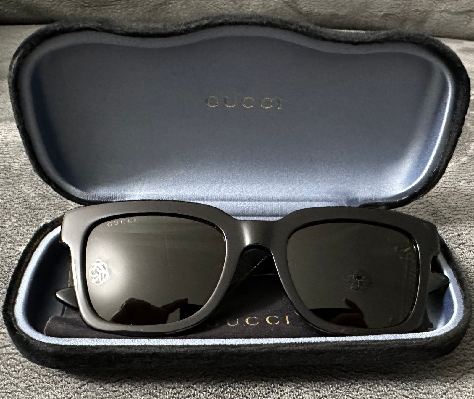 Gucci zonnebril GG0001SN, Ophalen of Verzenden, Zo goed als nieuw, Zwart, Ray-Ban