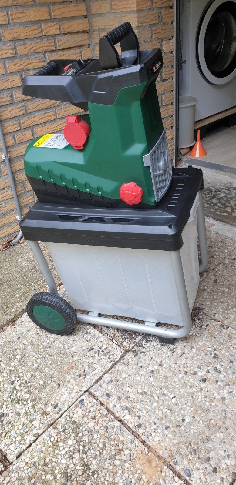 Parkside PLH 2800 B2 Elektrische Hakselaar  met boekje, Tuin en Terras, Hakselaars, Ophalen, Met opvangbak, Elektrisch, Parkside