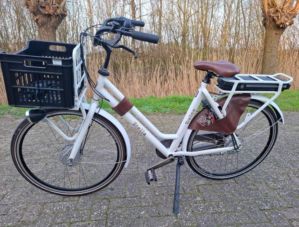 Foto 4 van Elektrische Stella Dolce damesfiets/E-bike,Transportfiets
