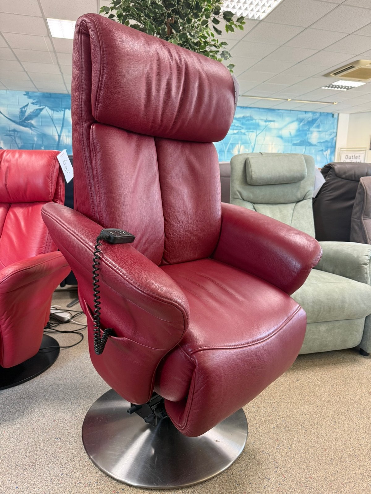 Meubelzorg sta op stoel relax fauteuil gratis bezorging, Ophalen of Verzenden, Zo goed als nieuw, Leer, Ruim 100 fauteuils in alle kleuren en maten