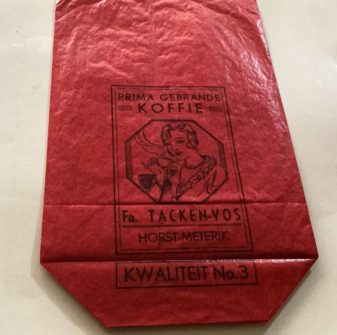 Oude koffie verpakking Horst Meterik  27x15 cm, Ophalen of Verzenden