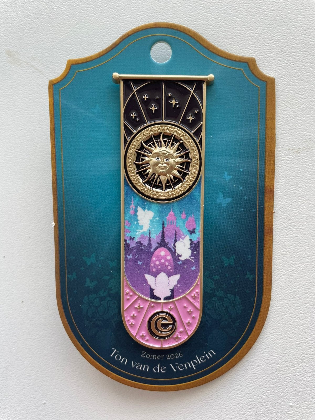 Efteling pin Zomer 2026 TonvandeVenPlein EPP 505 op kaartje, Ophalen of Verzenden, Nieuw, Button of Speldje