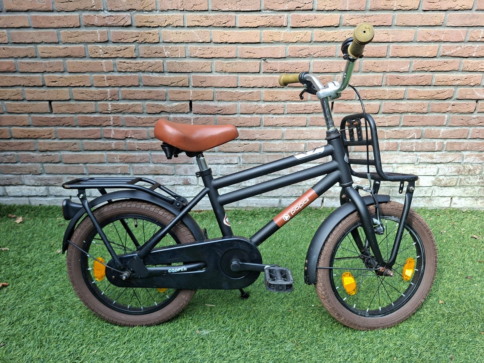 Popal Cooper 16 inch jongensfiets, Fietsen en Brommers, Ophalen, Terugtraprem, Gebruikt, Popal Cooper
