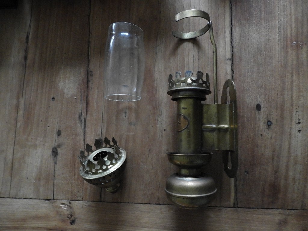 antieke lamp, Ophalen of Verzenden