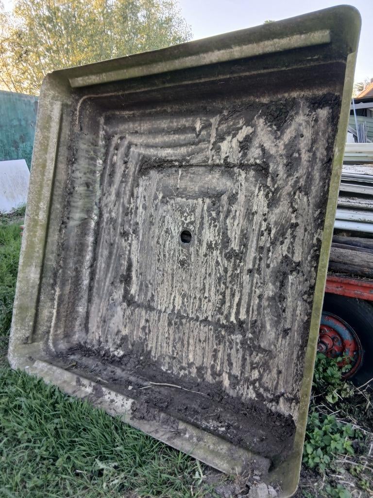 Vijverbak 200 x 200 x 53 cm, Ophalen of Verzenden, Minder dan 180 cm, Palen