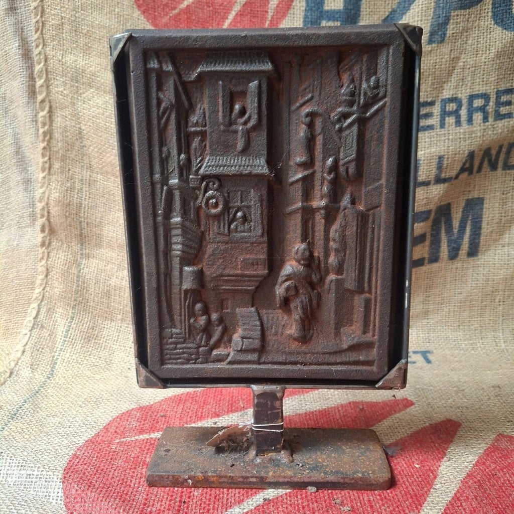 Zwaar ijzeren schild - Ijzerwerk, Ophalen of Verzenden
