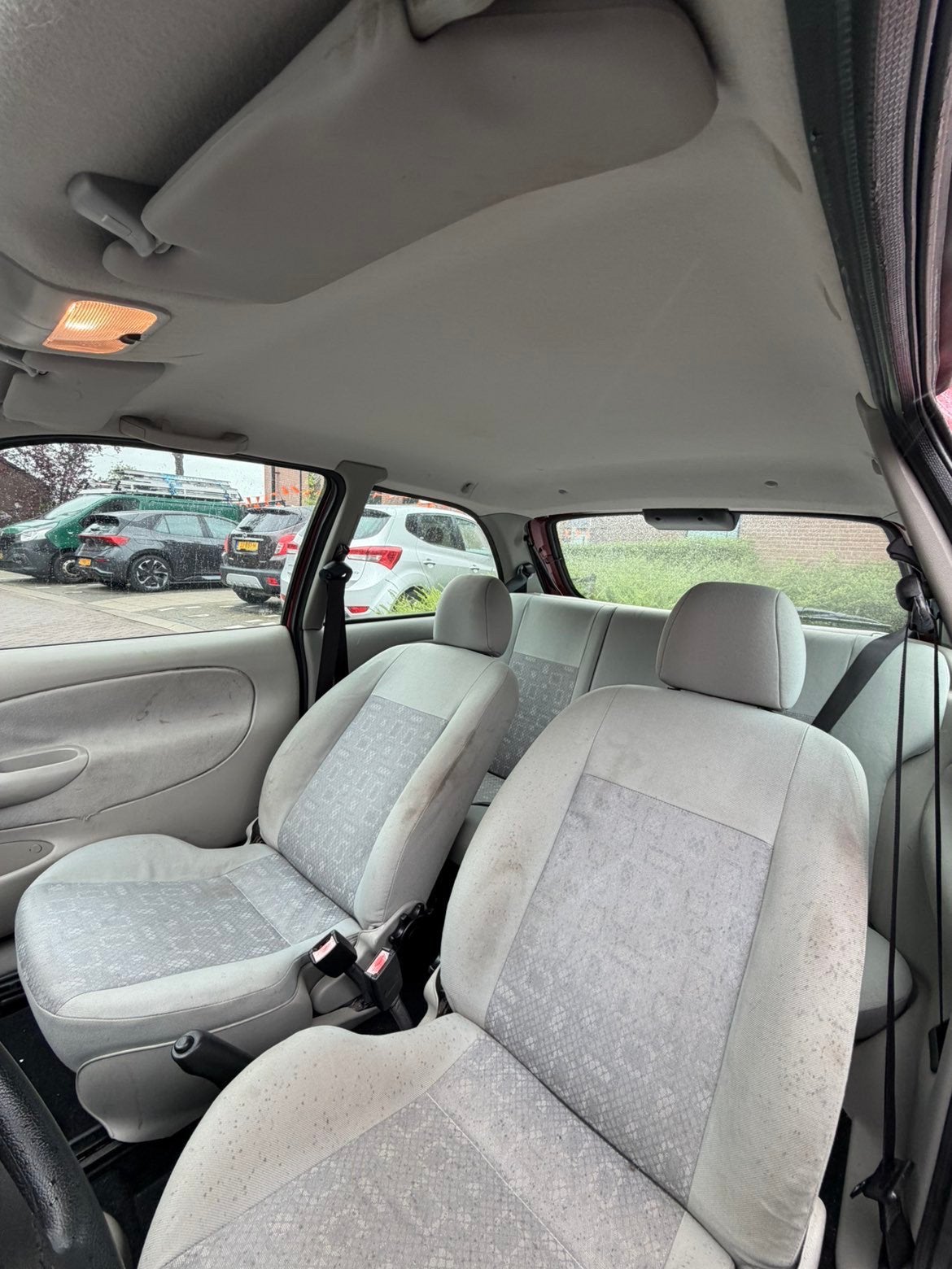 Ford fiesta bordo rood, Auto's, Stof, Grijs, Onderhoudsboekje, Rood