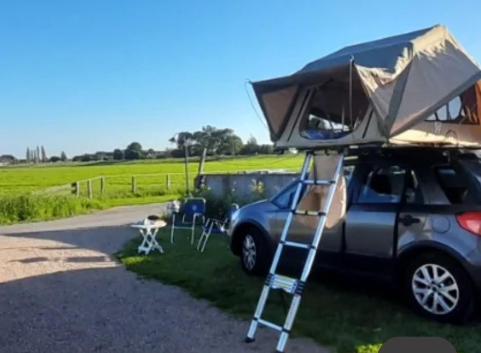 Zümrüt Softshell Daktent (2-persoons) + Ondertent, Caravans en Kamperen, Ophalen, Zo goed als nieuw, Tot en met 2