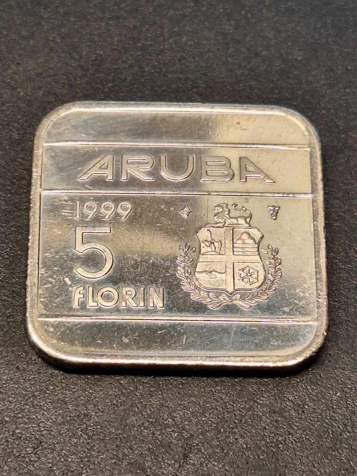 Aruba 5 florin 1999, Ophalen of Verzenden, Koningin Beatrix