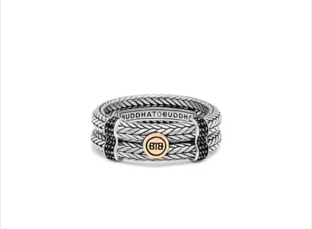 Buddha to Buddha ring, Gebruikt, Ophalen of Verzenden, 17 tot 18, Dame of Heer