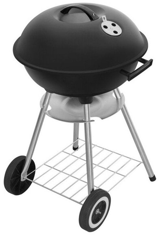 BBQ, Houtskoolbarbecue incl. houtskool, grill, Tuin en Terras, Ophalen, Zo goed als nieuw, FIELDMANN, Met accessoires