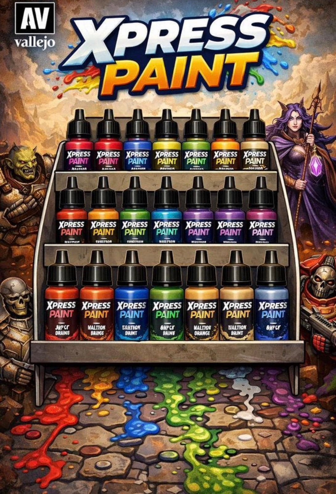 (NIEUW) Vallejo Xpress paints per stuk, Ophalen of Verzenden, Zo goed als nieuw, Overige soorten