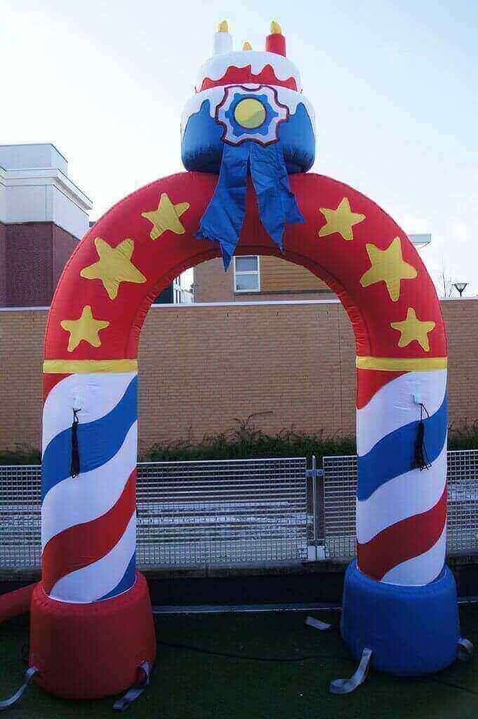 Feestboog opblaasfiguur te huur / huren 3,5 meter hoog, Ophalen of Verzenden, Nieuw, Overige