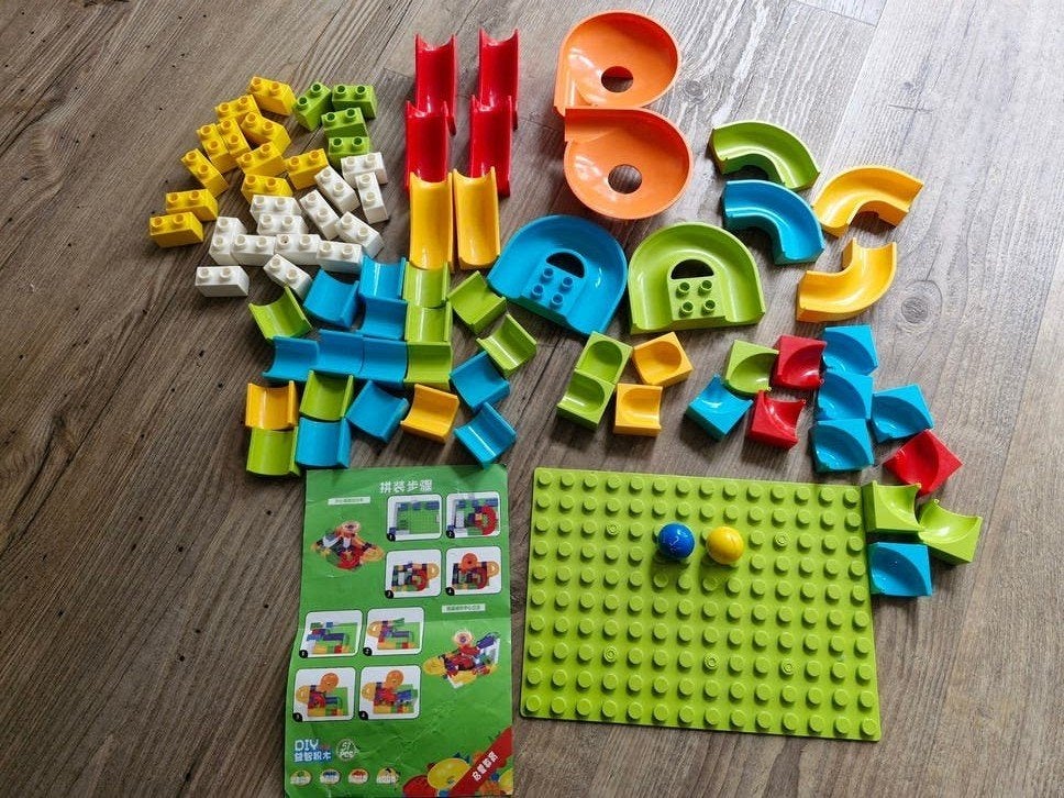 knikkerbaan voor duplo, Ophalen of Verzenden, Zo goed als nieuw, Overige merken