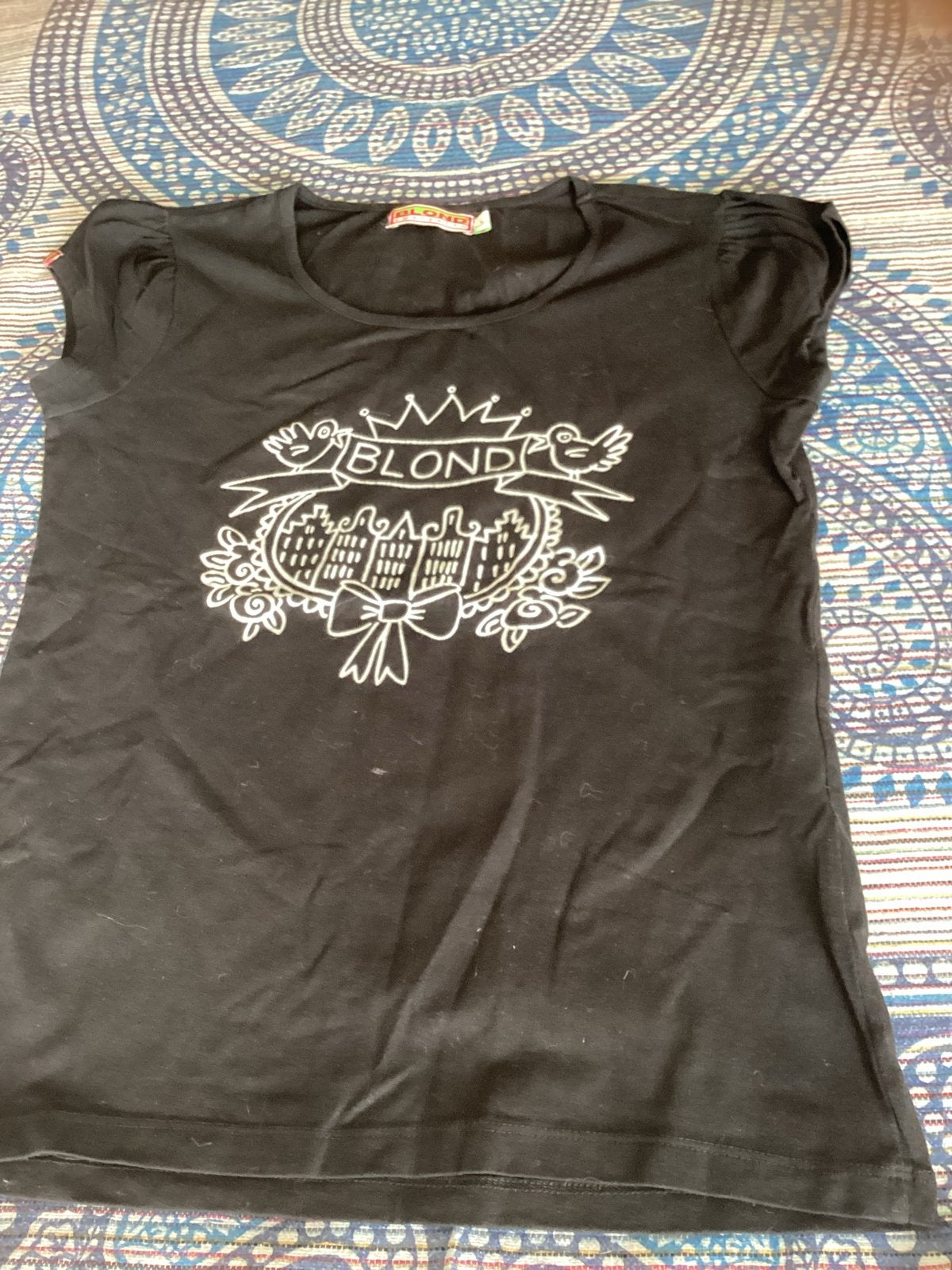 Blond Amsterdam shirt zwart, maat L valt als S/M, Maat 38/40 (M), Zwart, Ophalen of Verzenden, Zo goed als nieuw