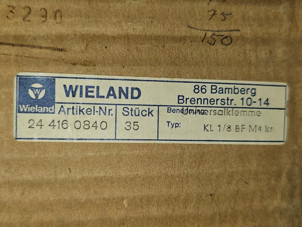 Klemstrook Wieland weidemuler (LEES TEKST), Ophalen of Verzenden